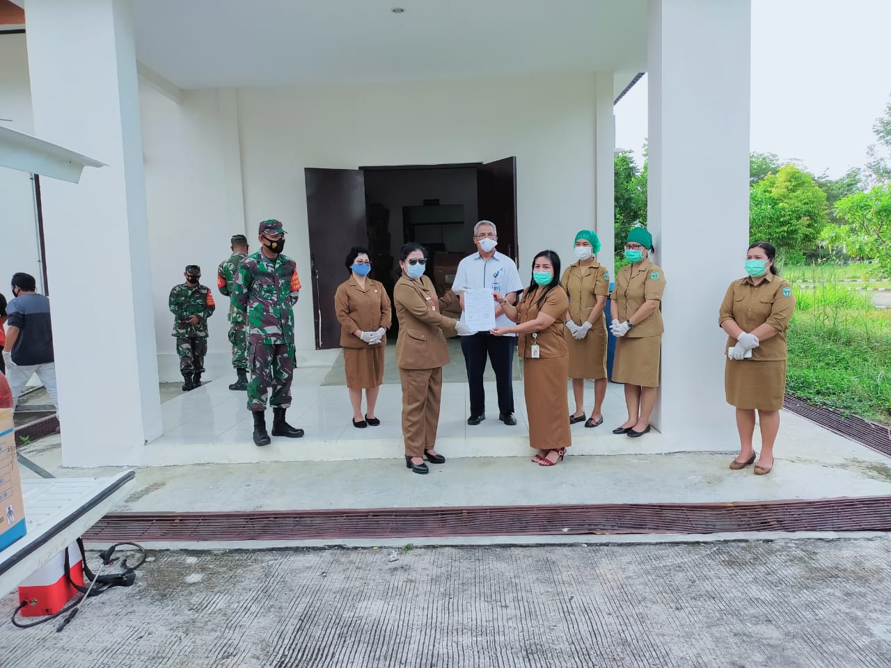 Vaksin Covid Tiba di Kubar dan simulasi Vaksin